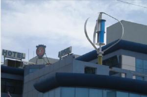 500W 48v Maglev Wind Turbine Generator , Customrized Color Smart Hybrid Power System