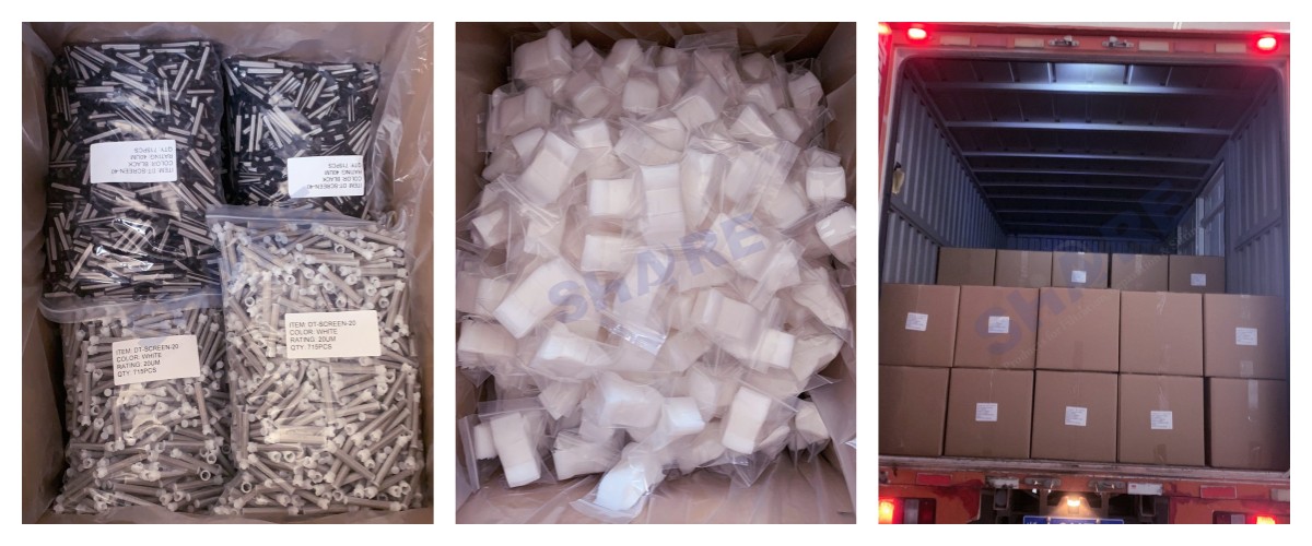 Share Filters products packing