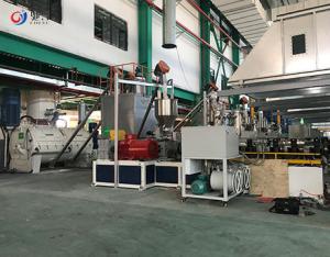 Automatic Feeding Dosing Mixing Compounding System For SPC/WPC/LVT Floor Extruder Line
