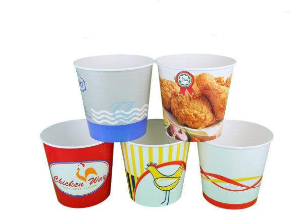 Quality Fast Food Custom Popcorn Bucket Full Colour Print With Logo Custom for sale