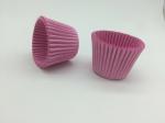Large Size Pink Cupcake Baking Cups / Wrappers , Decorative Muffin Cups