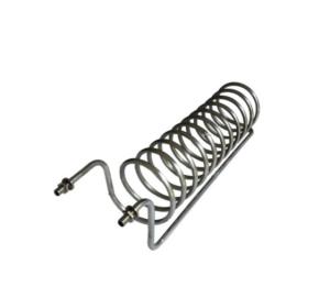 China Titanium Coil Counter Flow Coaxial Heat Exchanger 3.5Mpa 3mm Thickness on sale
