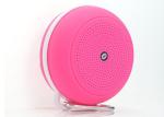 Wireless Bluetooth Shower Speaker , Round Waterproof Bluetooth Speaker With TF