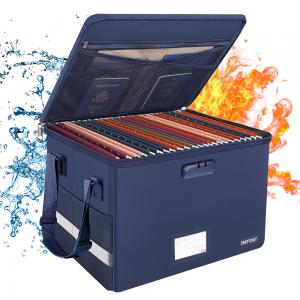 Fiberglass Multi Layer Fireproof Document Organizer Adjustable Money Storage