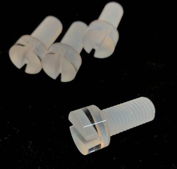 Quality Machining Quartz Glass Thread Parts Custom High Temperature for sale