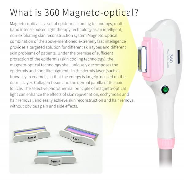 500W Eyebrow Laser Machine 2 In 1 Magneto 360 Tattoo Pigment Ipl Laser Q Switch Remove