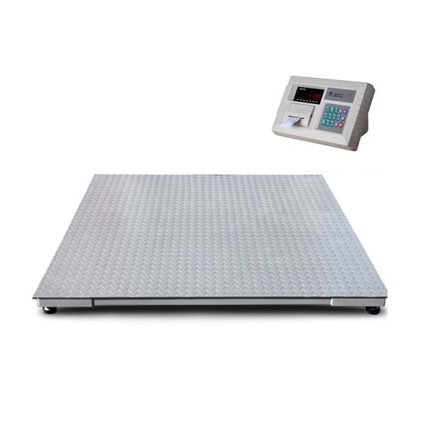 Quality LED Display 3000kg Platform Digital Floor Scale , Industrial Pallet Scales With RS232 for sale