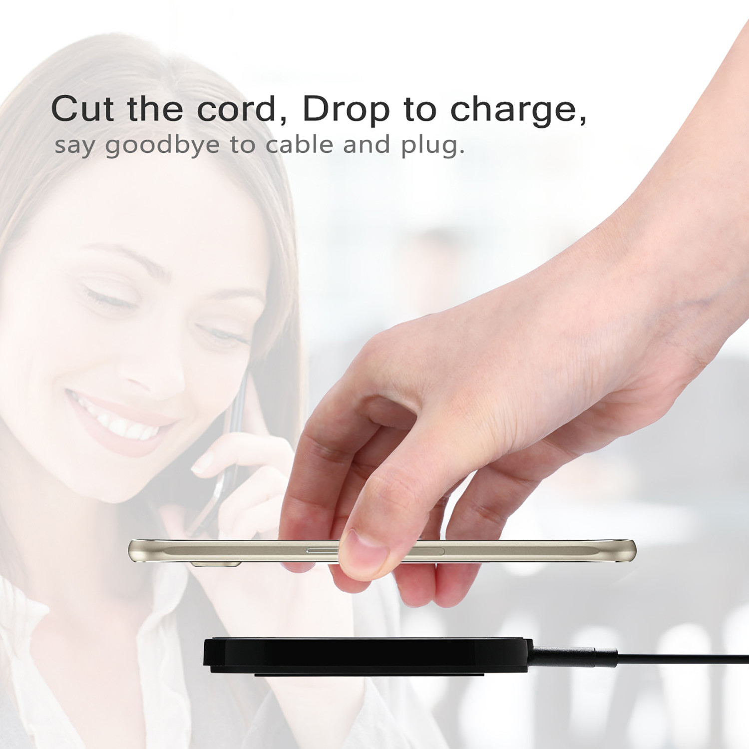 Wireless Charger,Yootech Qi Certified Wireless Charging Pad for iPhone X, iPhone 8/8 Plus, Samsung Galaxy S9 S9 Plus