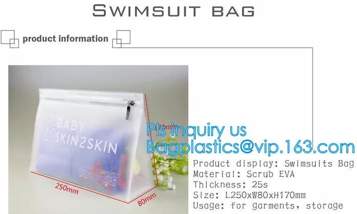 PVC Stationery ruler set packaging bag with slider, fabric slider zip bags, slider PVC cosmetic bag,pencil bag