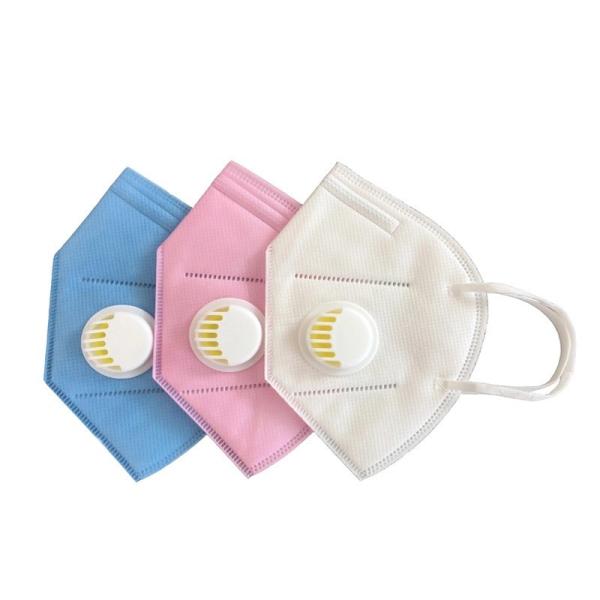Quality Anti PM 2.5 Valved Dust Mask , Isolation Face Mask Prevent Flu Without Glass Fibers for sale