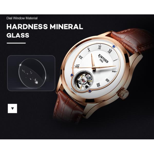 Classic Mechanical Skeleton Watch Water Resistant Moonphase Automatic Watch