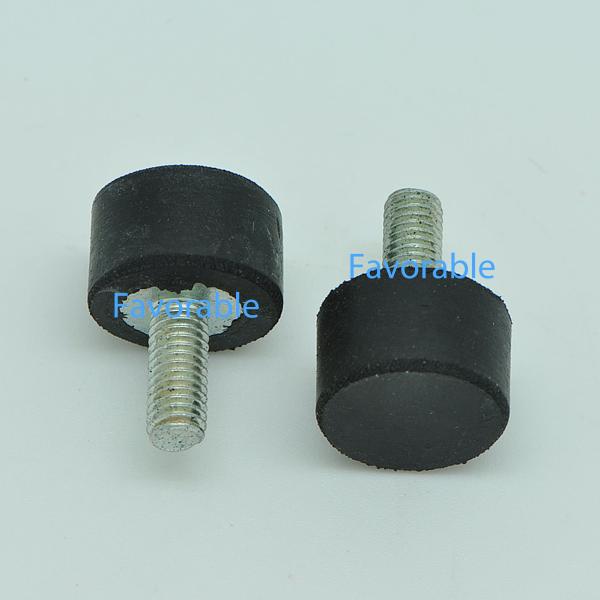 Black Cylindrical Bumper Suitable For Lectra Cutting Machine Parts VT5000