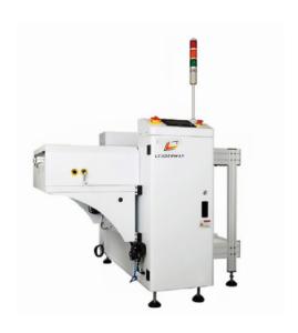 Smt line PLC control automatic NG OK PCB magazine unloader machine PCB thickness Min0.6mm Air pressure	4-6 bar