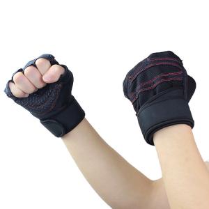China L XL Sports Protection Equipment Elastic Weight Lifting Gym Gloves on sale