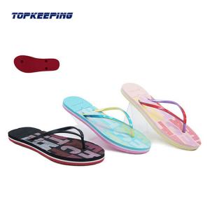 China Outdoor Women Flat Sandal Lady PU EVA Sole Sliders wholesale