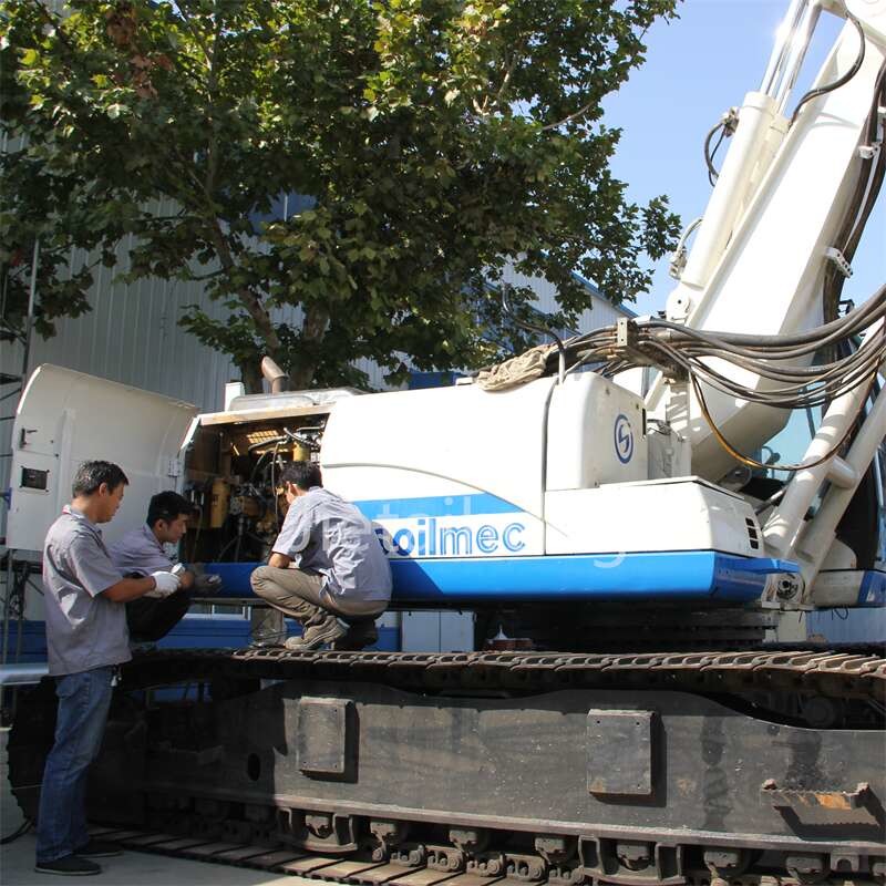 Used Bored Piling Rig Soilmec SR70 With Rock Interlocking Kelly Bar