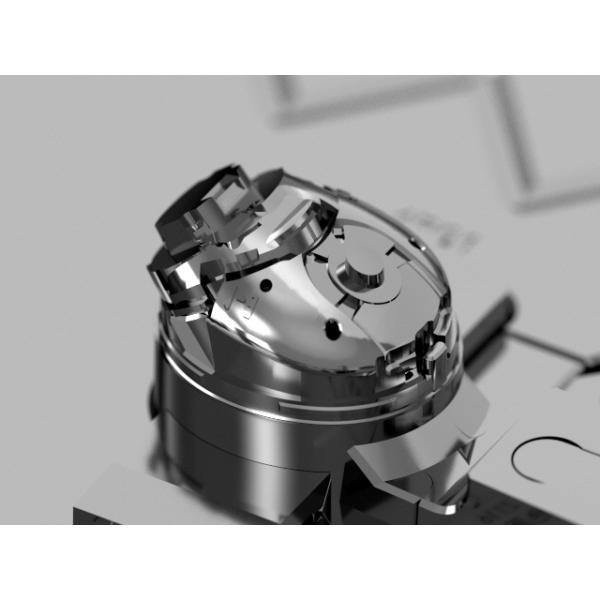 Transparent Earphone Left Front Shell (1*4) / Hot Runner / Three Plate No.24205