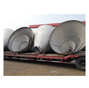 China Customized Carbon Steel Stainless Steel Flat Cone Bottom Tank Conical Heads for Design wholesale