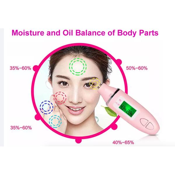 Skin Humidity Sensor Digital Skin Analyzer Device AAA Power Supply