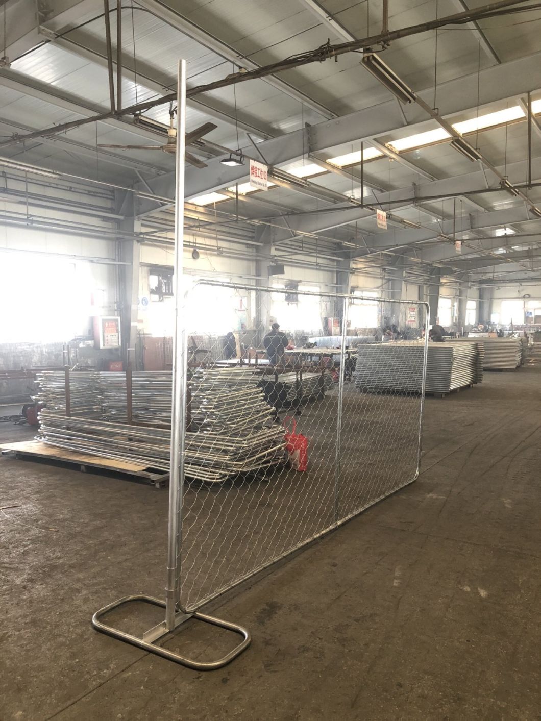 Hot DIP Galv Wire Chain Link Temporary Fence