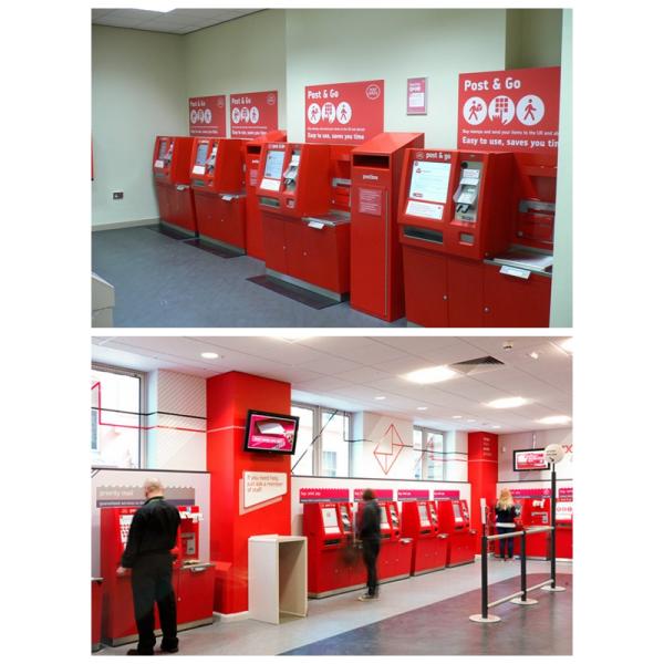 Interactive Self Service Postal Kiosk For Post Office And Telecom Operators