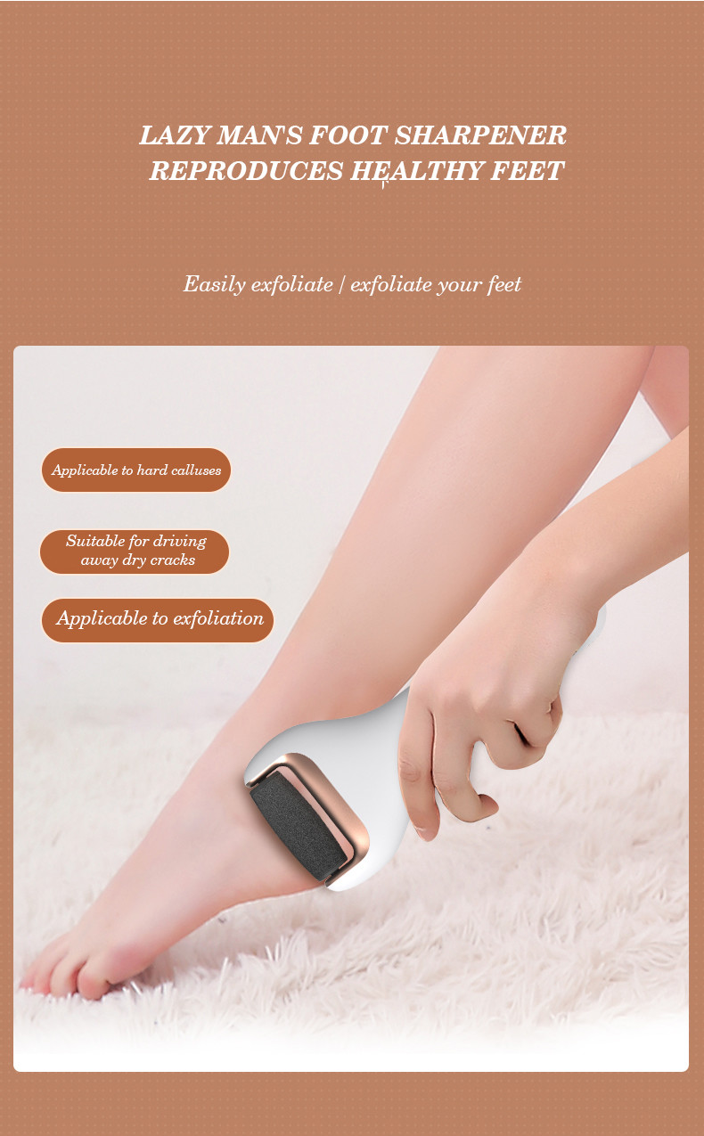 Wholesale Homeuse Automatic Foot Skin Care Electric Foot Scrubber Dead Skin Remover Foot Callus Remover