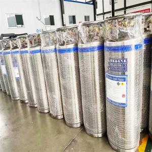 Cryogenic Dewar Liquid Nitrogen Storage Cylinder 210l Pressure Vessel