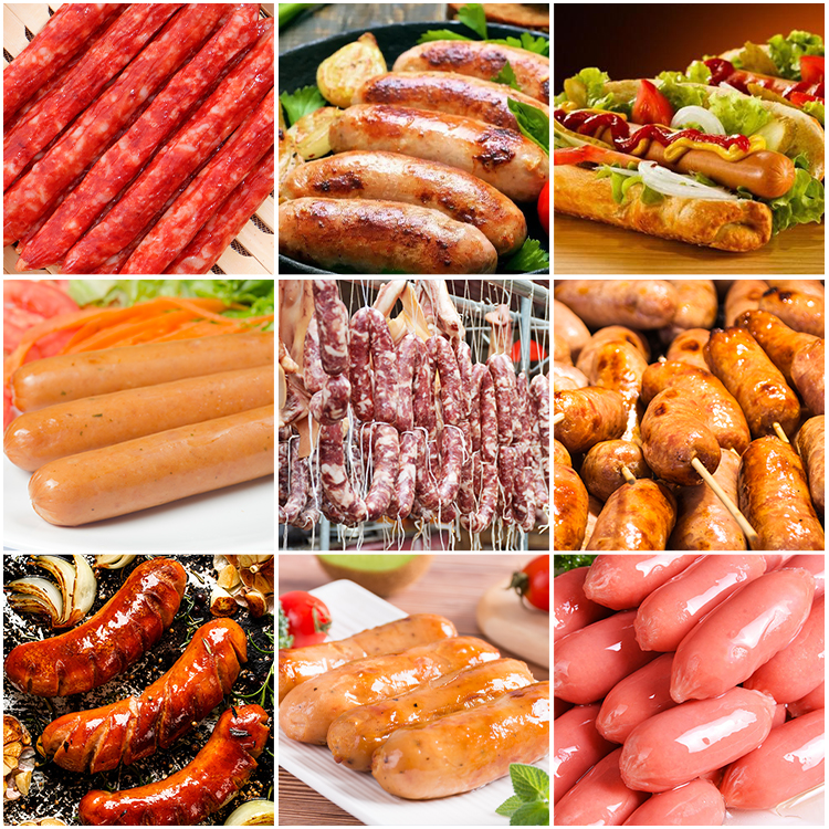 semi-automatic sausage knotting machine, sausage making machine, sausage processing machine