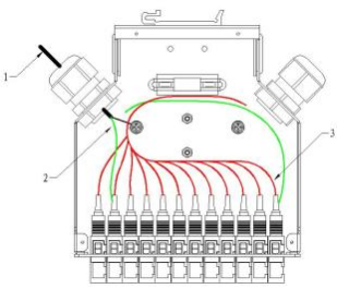 DIN Rail Mounting Fiber Optic Terminal Box with Durable ABS Material