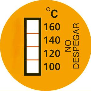 Irreversible 100 120 140 160℃ High Temperature Irreversible Temperature Indicator Labels
