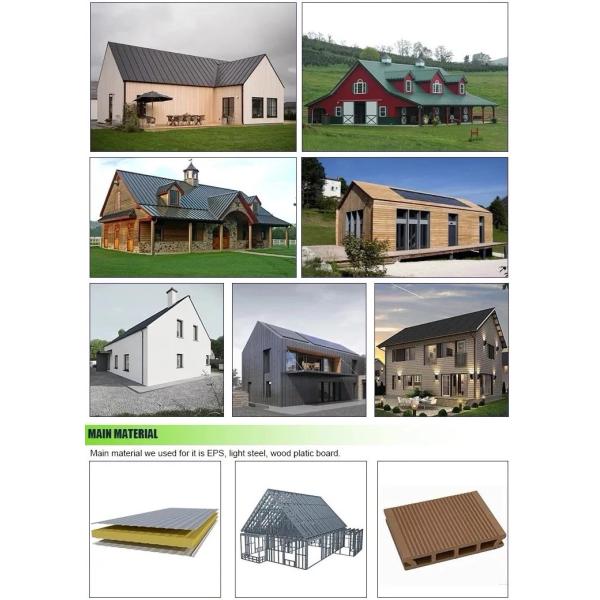 Architectural Light Steel Prefab House / Modern 2 Bedroom Prefab House