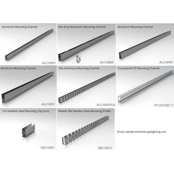 Mounting accessories for F15 neon LED flex