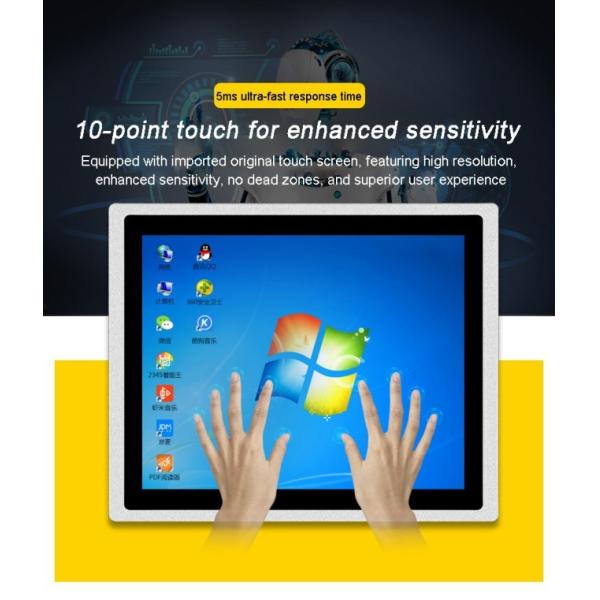 19 inch OEM Touch Screen for Locker/Photo Booth/Self-service Kiosk/Production Line Waterproof Embedded Touch Industrial Displays