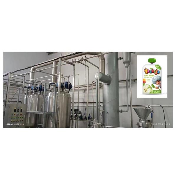 Automatic Apple Fruit Puree Production Line for Bottle Packaging