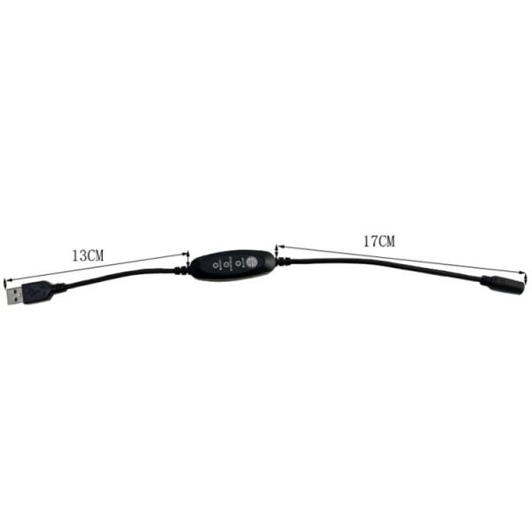 Multifunction Male Female Cable Pure Copper Braid Shielding 13cm