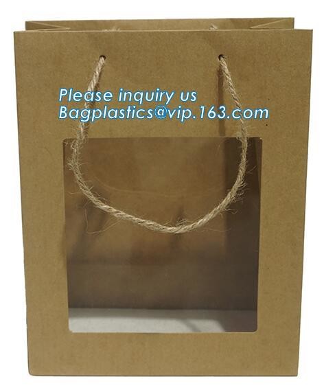 Customized Cut Printed Coated Paper Shopping Bag with Matt Lamination,rope handle custom logo printed white paper bag
