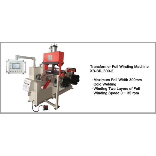 Cantilever Transformer Foil Coil Winding Machine Copper Strip Winder