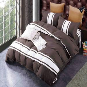 100% Cotton 4 Piece Comforter Bedding Set for Bedroom within Hotel Luxury All Size