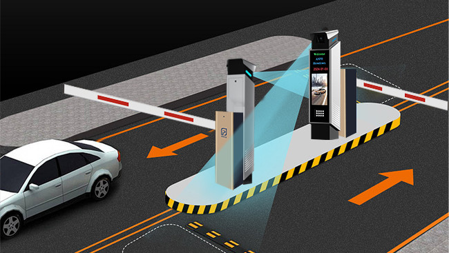 LPR Parking Access System Controller With License Plate Recognition Cameras