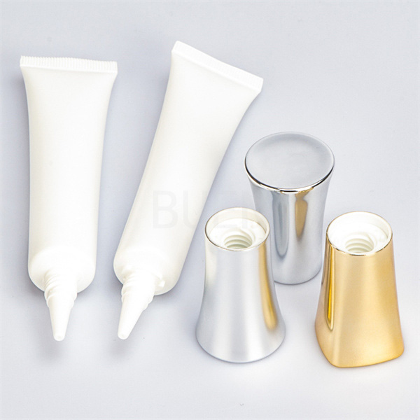 Biodegradable Plastic Cosmetic Tubes Packaging White Seamless 20ml