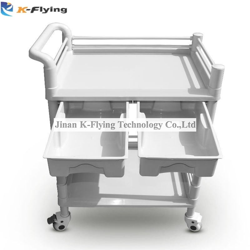 China Hospital Treatment Cart Medical Dressing Medicine ABS Medical Trolley wholesale