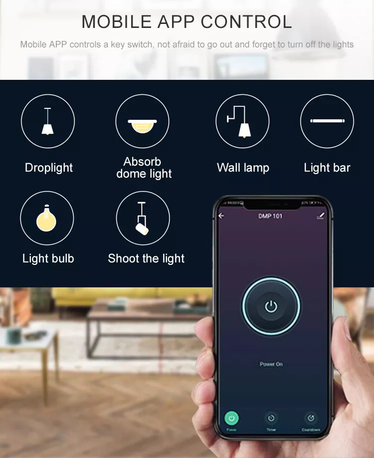 Glomarket 2 Gang Wifi Smart Switch With Neutral Smart Dimmer Light Touch Switch Support Voice Control For Home