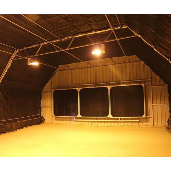 Curtain Movable Automated Blackout Greenhouse For Medical Plant