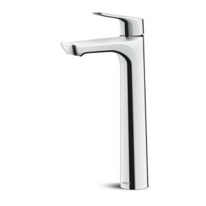 China Polished Extended Basin Mixer Faucet Washroom Brass Water Mixer Tap wholesale