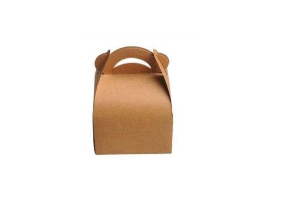 Quality Foldable Recycled Kraft Paper Box Custom Take Away Fast Food Packaging for sale