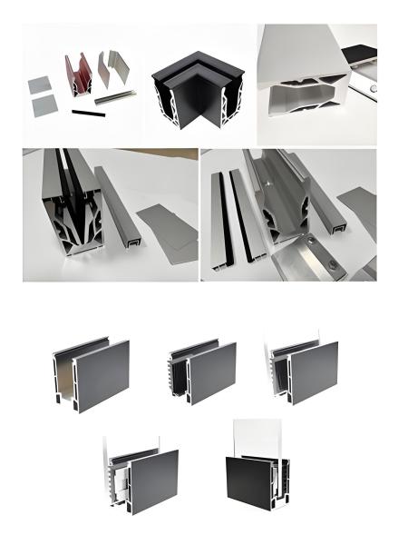 Quality Tempered Safety Glass Aluminum Fence Panels With Anti-Rust Frame for sale