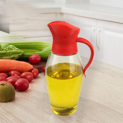Quality Transparent Glass Seasoning Bottles Auto Flip Function Kitchen Spice Jar for sale