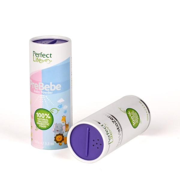 China Foodgrade Seasoning Cylinder Cardboard Packaging Tube Waterproof wholesale