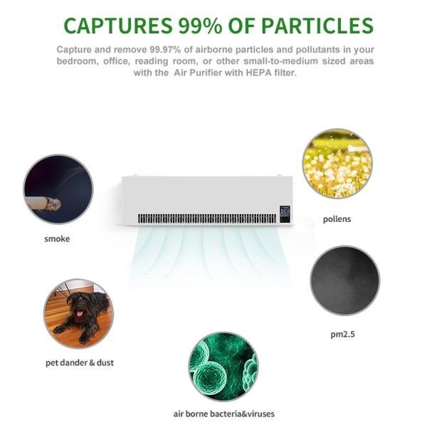 FCC Approved Air Purifier Wall Mounted , Plasma Air Disinfection Machine