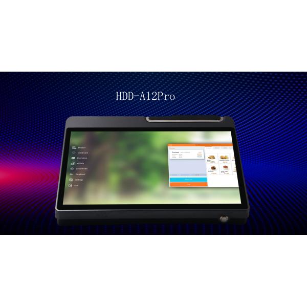 12.5 Inch HD 1080P IPS Screen POS System with Built-In Thermal Printer and Wifi BT Support